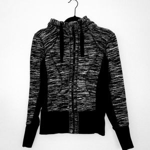 Zella zebra black white hoodie XL